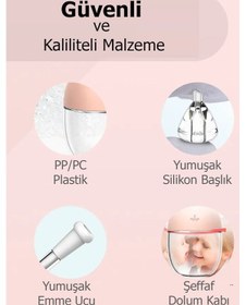 Resim Babyhope Esp-923 Bebek & Çocuk Burun Aspiratörü 0-10 Yaş Uyumlu Temizleme Cihazı Pembe 