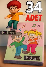 Resim The Kidland Yayınları ilkokul Için Resimli ingilizce Kelime Kartları 34 Adet Flashcards + Interaktif ingilizce DVD Rom 