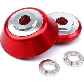 Resim Honda Pcx 2014 - 2025 Uyumlu Ön Teker Burcu Takımı Kırmızı Çok Renkli 