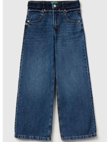 Resim United Colors Of Benetton Kız Çocuk 488pce04b-25k Denim Pantolon Mavi-1934 Mavi 
