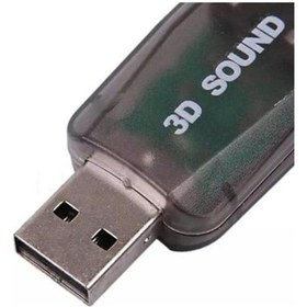 Resim 5+1 Harici USB Ses Kartı Mikrofon Hoparlör Birlikte 3.5mm 