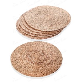 Resim Marsilyan Dekoratif Modern 35 cm Hasır Amerikan Servis 1 Adet -BLSSGS35 