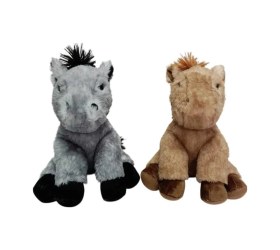 Resim Pb31558-23 Peluş Oturan At 23 Cm Gri 