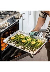 Resim Nordicware Orta Boy Fırın Tepsisi 2 Li Set Gri 