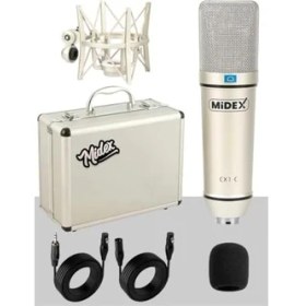 Resim Midex Cx1 Mikrofon + GLX-500 Pro Stüdyo Ses Kartı Seti 