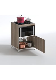 Resim Kenzlife ocak dolabı doğangün crd 85*60*56 hazır mutfak ankastre gömme ocak için arkalıksız 