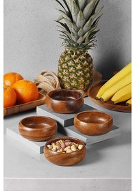 Resim Kosova Çerezlik Akasya 4 Lü Sw-40410 Kahve 