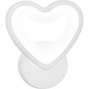 Resim Ximistore9 Led Akrelik Kalp Duvar Lambası - Modern Basit Yatak Odası Koridor Otel Işıklı Duvar Aydınlatması Beyaz Işık Beyaz 
