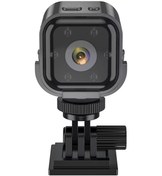 Resim Wezone Siyah Akıllı Wifi Kamera: İki Yönlü Konuşma, Kızılötesi Gece Görüşü, Hareket Algılama Batarya Dahil 