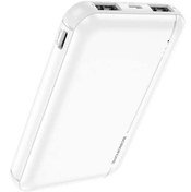 Resim Borofone 5000mAh Powerbank Dual input, Dual Output Güç Bankası iPhone ile Uyumlu Şarj Led Gösterli BJ34 