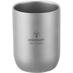 Resim Pazly Çok Fonksiyonlu Titanyum Kamp Bardak - Isıya Dayanıklı Mini Çay Bardağı 120ml/240ml Gri 