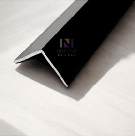 Resim Nalbur Bakkal Alüminyum Köşe Profili Alüminyum Köşebent Siyah L Profil ( 2 Cm X 2 Cm X 100 Cm ) 3 Adet 