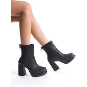 Resim Mila Kadın Soğuk Geçirmez Kışlık Ortopedik Bot Siyah 