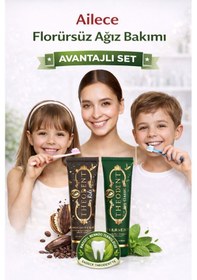 Resim Theodent Classic Ve Kids Diş Macunu 2 Li Set Florürsüz Kakao Özlü Rennou Teknolojisi 
