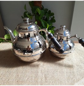 Resim 1,2 mm Kalın Dövülmüş Bakır Çaydanlık Bakır 