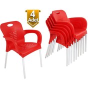 Resim Netbazaars 4 Adet Çok Sağlam Plastik Sandalye - Günün Firsati - Rahat Oturum (397871723) Diğer