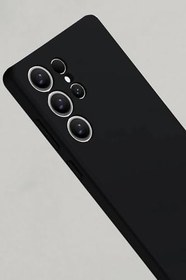 Resim Zipax Samsung Galaxy S25 İle Uyumlu Ultra Kılıf İçi Kadife Lansman Silikon Azn Nno Siyah 