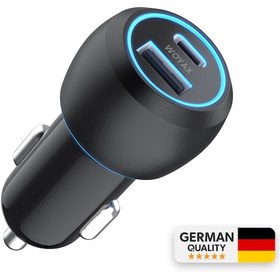 Resim Woyax Araç Şarj Aleti Çakmaklık Type-c + Usb Girişli 38w 2 İn 1 Car Charger 