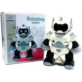 Resim Yeni Müzikli Hareketli Ve Işıklı Dönen Robot 2 
