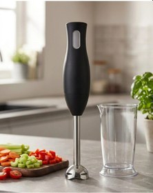 Resim Universal El Blenderı Paslanmaz Çelik Metal Ayaklı Ergonomik Tasarımlı Mutfak Blender 