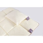 Resim Doğal Bebek Yün Yorgan + Yün Bebek Yastığı 