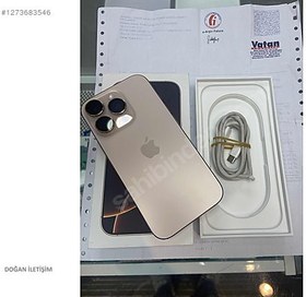 Resim Apple iPhone 16 Pro İkinci El TR | 128 GB | Çöl Titanyum 