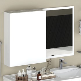 Resim Fly Mobilya Sany Aynalı Banyo Üst Dolabı 