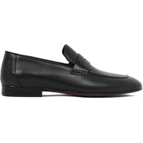 Resim Derimod Erkek Siyah Deri Klasik Loafer 26SFD695014 