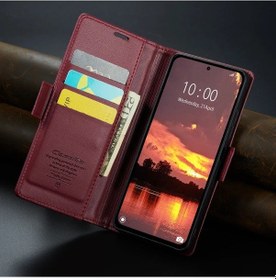 Resim Sunshine022 Redmi Poco X7 İçin Deri Cüzdanlı Manyetik Kılıf Rfıd Kartlık 
