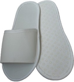 Resim onebuklet 175 Çift Otel Terlik, Havlu Terlik Çift Katlı Polyester Tek Kullanımlık Terlik 