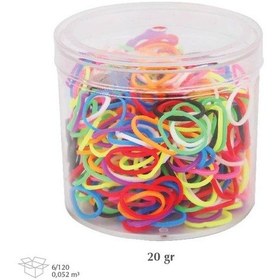Resim 3A Renkli Ambalaj Lastiği Plastik Kutulu 20 gr Kod:1441 