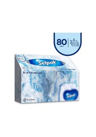 Resim Selpak El ve Yüz Havlusu 2 x 80'li 