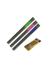 Resim Eltos İnce Metal Maket Bıçağı 3 Lü Set 
