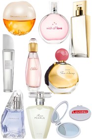 Resim AVON Wish Of+Incandessence+Perceive+FarAway+Rare Pearls+Celebre+Attraction+PurBlanca Kadın Parfüm 8li Set 