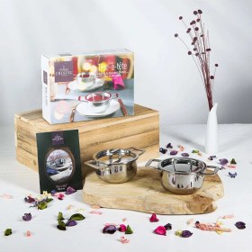 Resim Castel Pro Ultraply Mini Güveç Tenceresi, 2'li Set 