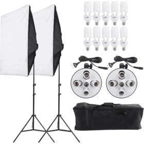 Resim Deyatech Softbox 5 Duylu 2li Kit Lambalı Youtube Video & Fotoğraf 
