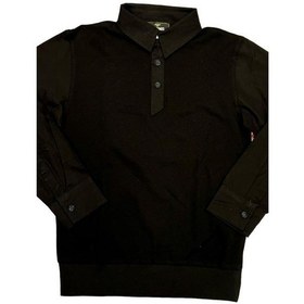 Resim Carinos Erkek Çocuk Mevsimlik Uzun Kol Düğme Yakalı Lacoste-13008-siyah Siyah 