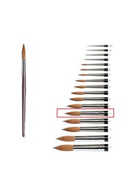 Resim Suluboya Fırçası 10 Numara Samur Guaj Boya Fırça No:10 1 Adet 