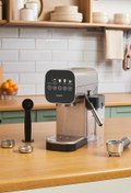 Resim Karaca Mycaffee Barista S20 Entegre Süt Hazneli Otomatik Espresso ve Latte Makinesi Silver 