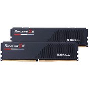 Resim GSKILL Ripjaws S5 Siyah DDR5 5200MHZ CL36 32GB (2x16GB) DUAL (36-36-36-83) 1.20V Ram F5-5200J3636C16GX2-RS5K Gskill