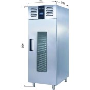 Resim Galleyz Dik Tip Mayalandırma Buzdolabı - 1 Kapılı - 40X60 cm Tepsi Kapasiteli 