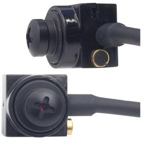 Resim Powermaster 3.6mm 800 Tvl 1/4 Sensör Mikrofonlu Vida Tip Mini Kamera Pm-19311 