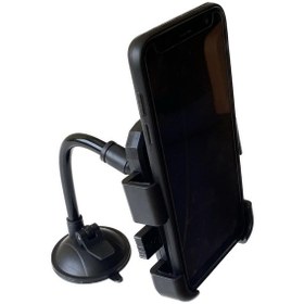Resim Düğme Kollu Vantuzlu Telefon Tutacağı 