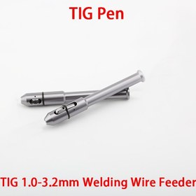 Resim Dayanıklı Alaşımlı TIG Kaynak Teli Besleme Kalemi, 1.0-3.2mm - Kolay Tutuşlu Parmak Besleyici Çubuk Tutucu, Verimliliği Artıran, Paslanmaz, Kullanıcı Dostu Tasarım, Kaynakçılar İçin Mükemmel 
