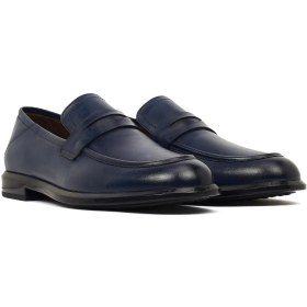 Resim Derimod Erkek Lacivert Deri Casual Loafer 26SFD601318 