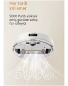 Resim Xiaomi S20 Robot Süpürge 5000Pa Güçlü Emiş, Mop Özelliği, Akıllı Haritalama Xiaomi Türkiye Garantili 