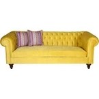 Resim 3A Mobilya Limon Küfü Sarı Chesterfield 