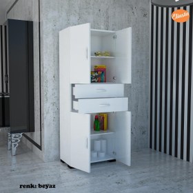 Resim Modilayn Çok Amaçlı Dolap Mutfak Dolabı Banyo Dolabı 