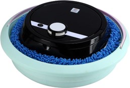 Resim Robot Süpürge, Ofis Için Güçlü Emiş Robot Temizleyici Otomatik Şarj Edilebilir (BLACK) 