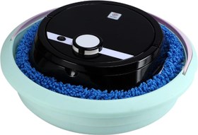 Resim Robot Süpürge, Ofis Için Güçlü Emiş Robot Temizleyici Otomatik Şarj Edilebilir (BLACK) 